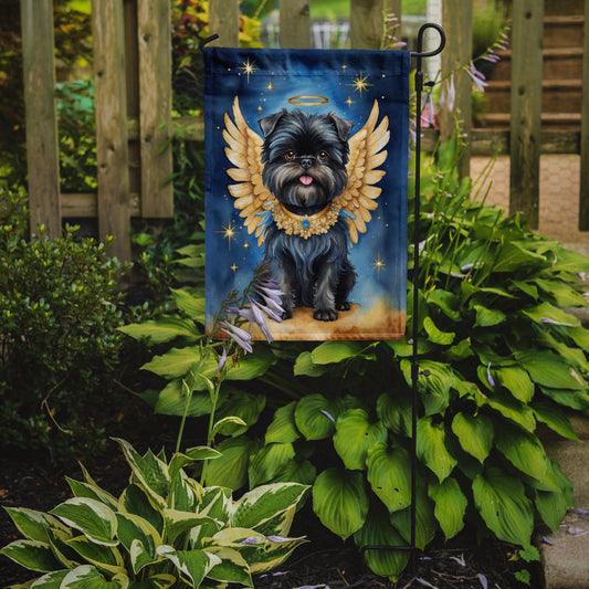 Affenpinscher My Angel Garden Flag – Memorial or Christmas Dog Angel Decor