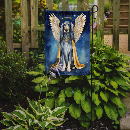 Afghan Hound My Angel Garden Flag – Memorial or Christmas Dog Angel Decor