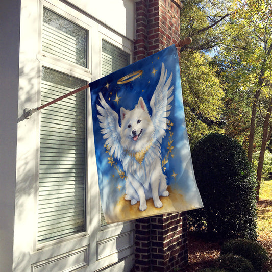 American Eskimo My Angel House Flag