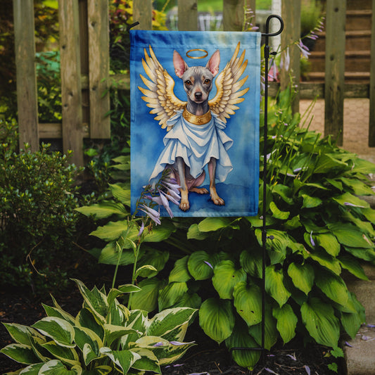 American Hairless Terrier My Angel Garden Flag – Memorial or Christmas Dog Angel Decor