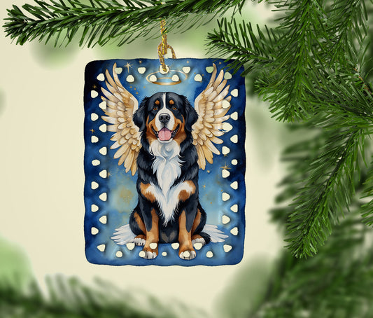 Bernese Mountain Dog My Angel Porcelain Ornament