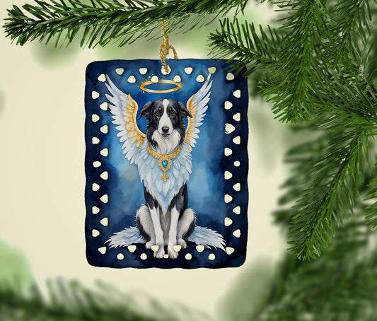 Borzoi My Angel Porcelain Ornament