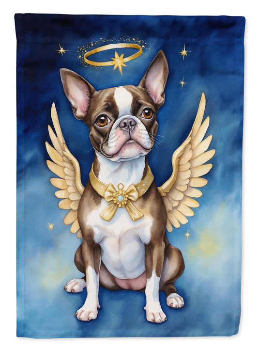 Boston Terrier My Angel House Flag