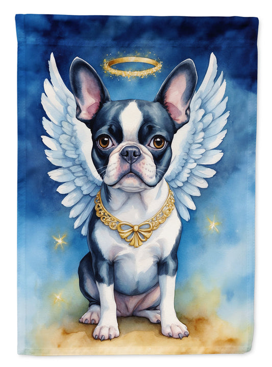 Boston Terrier My Angel House Flag