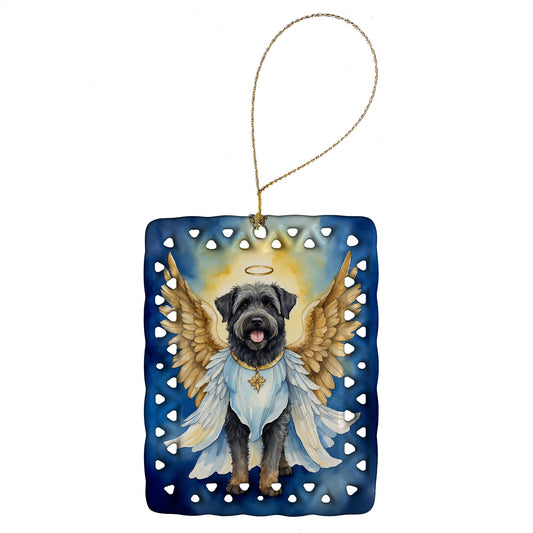 Bouvier des Flandres My Angel Porcelain Ornament