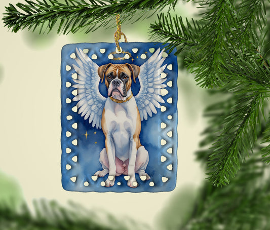 Boxer My Angel Porcelain Ornament