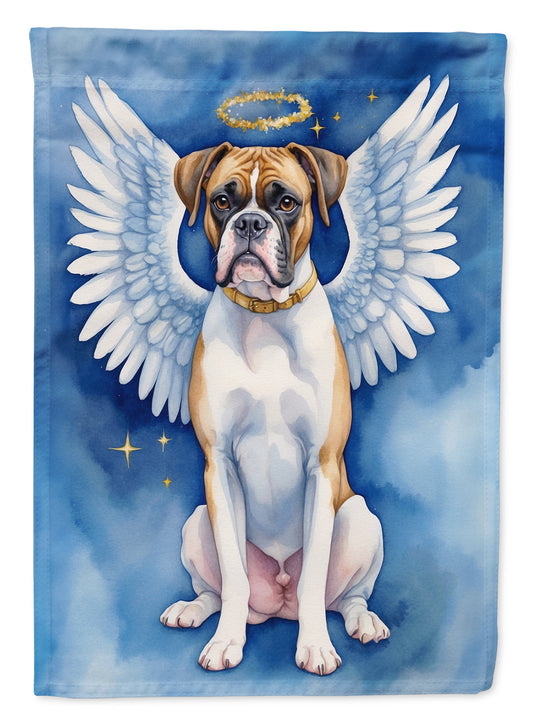 Boxer My Angel Garden Flag – Memorial or Christmas Dog Angel Decor
