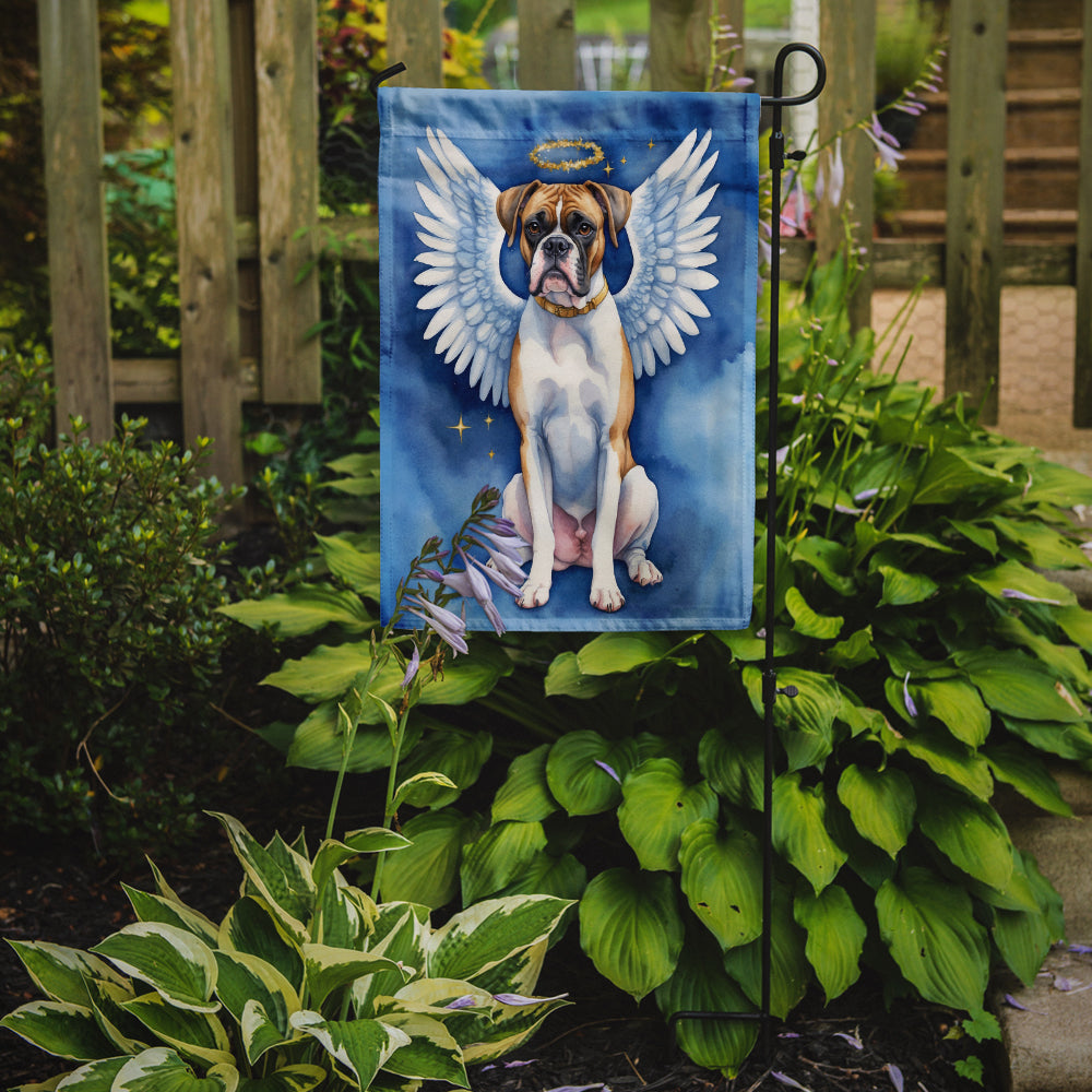 Boxer My Angel Garden Flag – Memorial or Christmas Dog Angel Decor