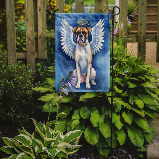Boxer My Angel Garden Flag – Memorial or Christmas Dog Angel Decor