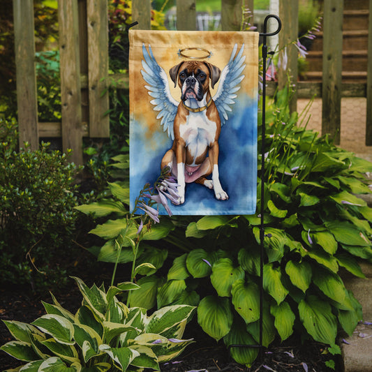 Boxer My Angel Garden Flag – Memorial or Christmas Dog Angel Decor