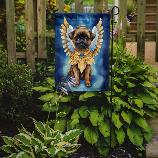 Brussels Griffon My Angel Garden Flag – Memorial or Christmas Dog Angel Decor