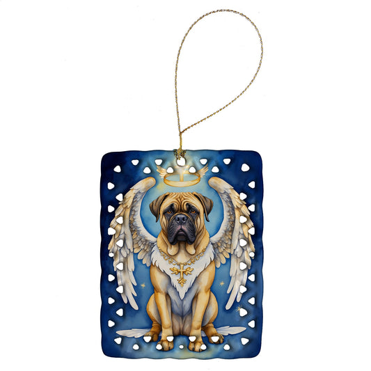 Bullmastiff My Angel Porcelain Ornament