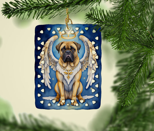 Bullmastiff My Angel Porcelain Ornament