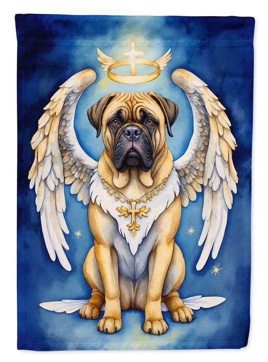 Bullmastiff My Angel Garden Flag – Memorial or Christmas Dog Angel Decor