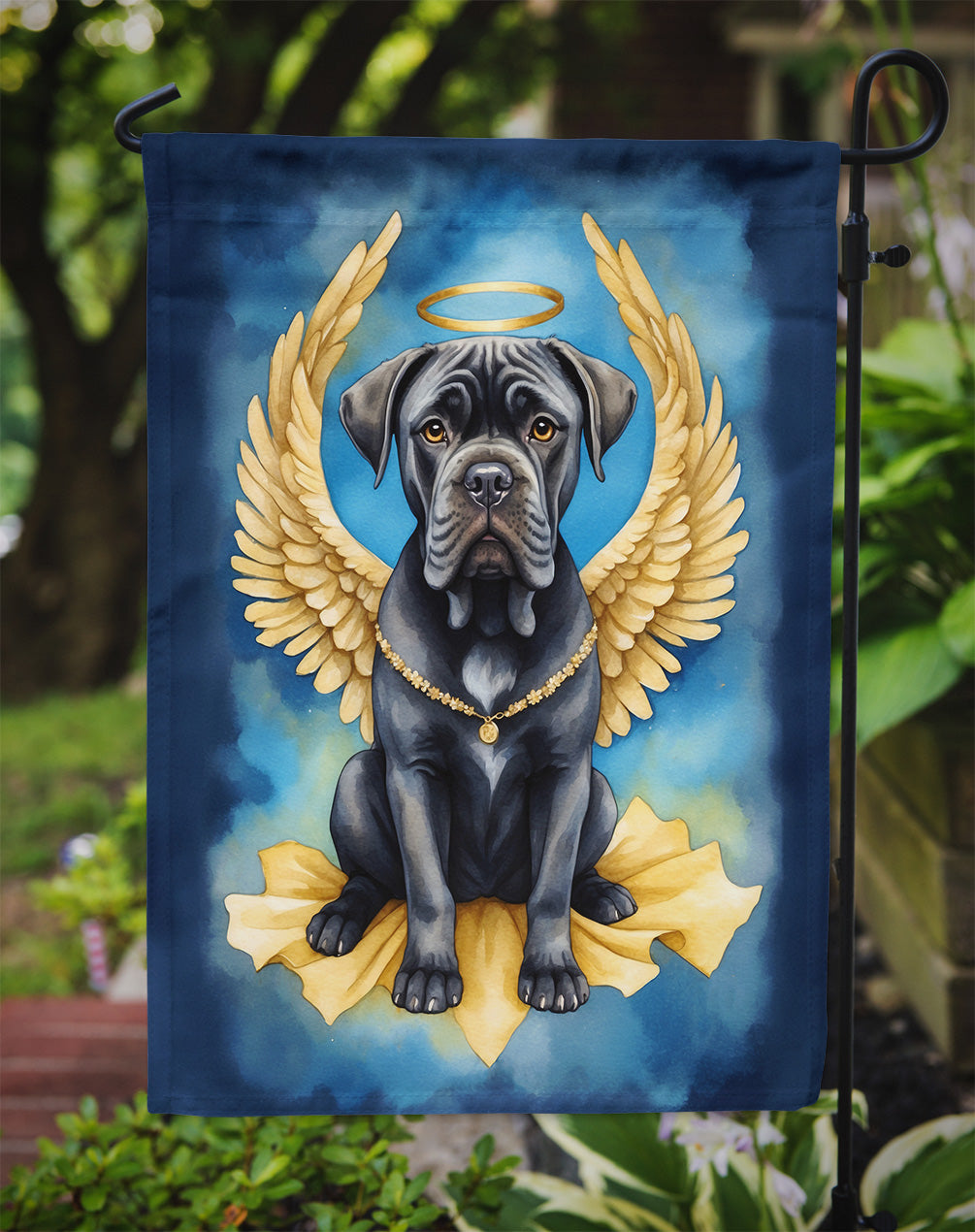 Cane Corso My Angel Garden Flag – Memorial or Christmas Dog Angel Decor
