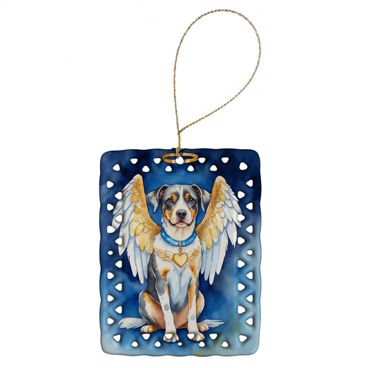 Catahoula My Angel Porcelain Ornament