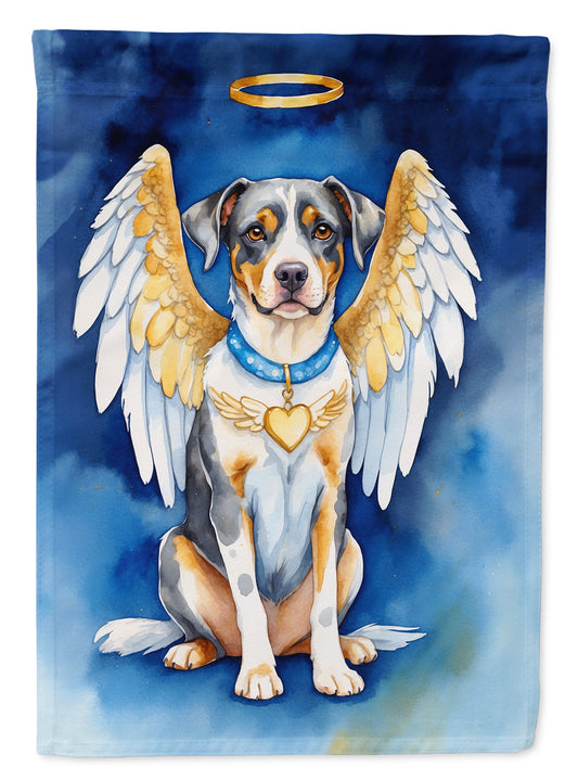 Catahoula My Angel Garden Flag – Memorial or Christmas Dog Angel Decor