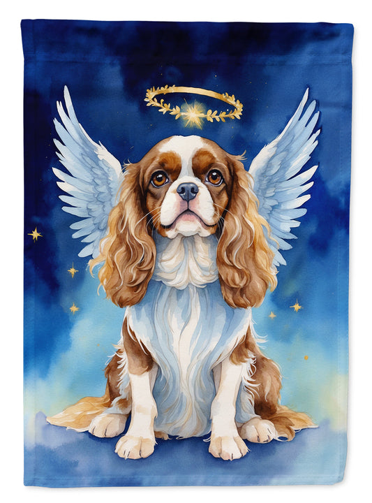 Cavalier Spaniel My Angel Garden Flag – Memorial or Christmas Dog Angel Decor