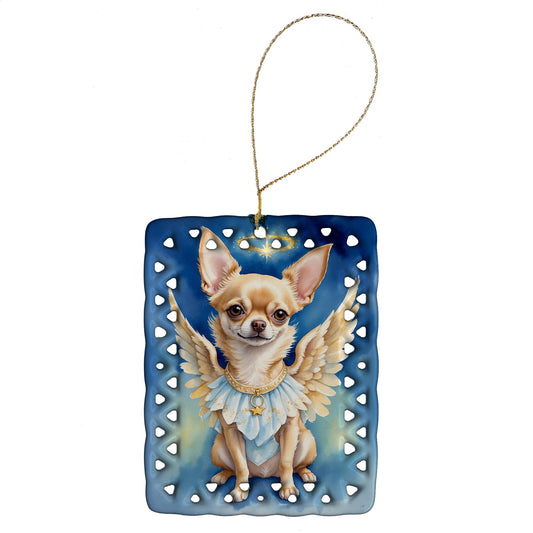 Chihuahua My Angel Porcelain Ornament