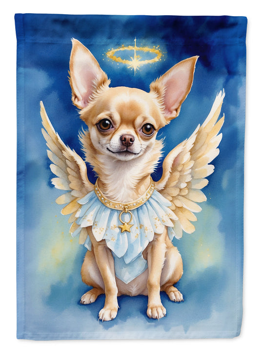Chihuahua My Angel Garden Flag – Memorial or Christmas Dog Angel Decor