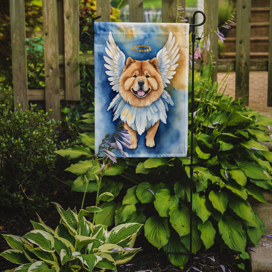 Chow Chow My Angel Garden Flag – Memorial or Christmas Dog Angel Decor