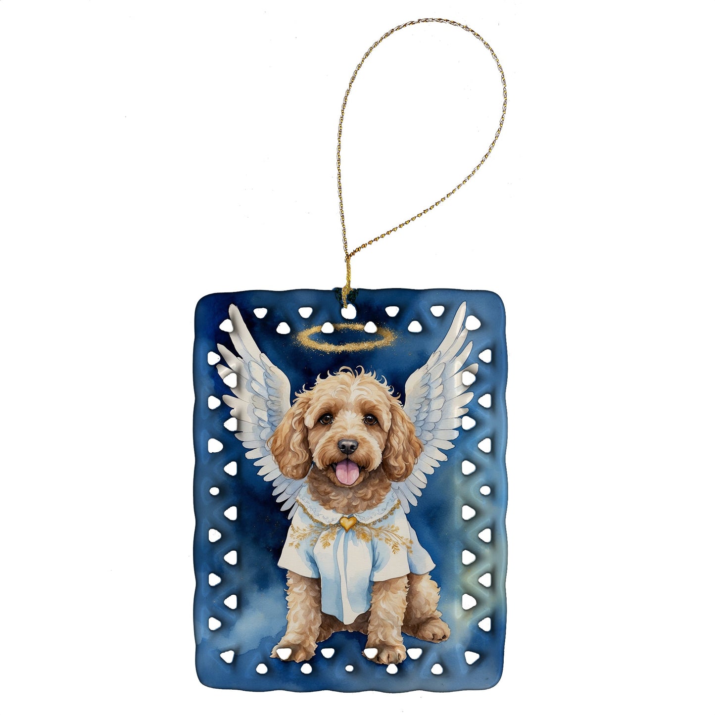 Cockapoo My Angel Porcelain Ornament