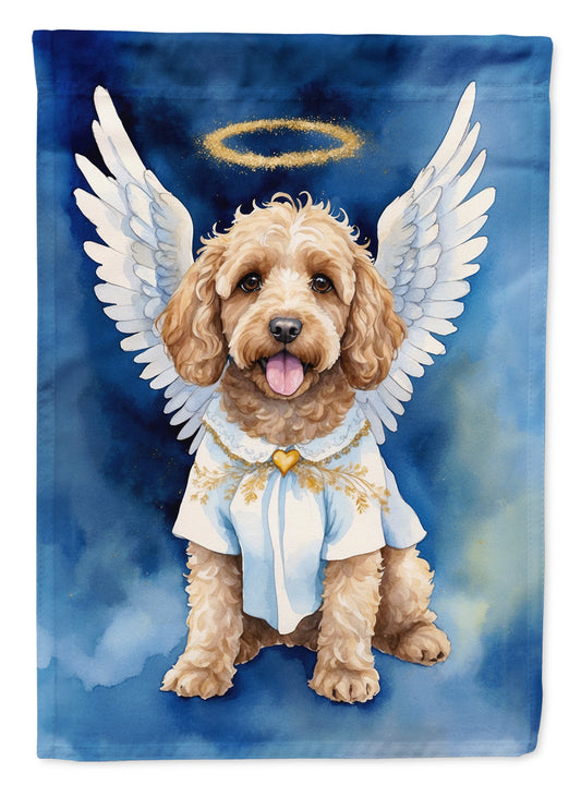 Cockapoo My Angel Garden Flag – Memorial or Christmas Dog Angel Decor