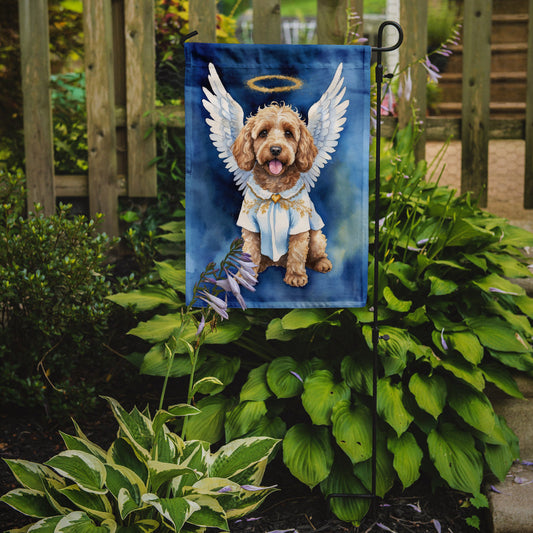 Cockapoo My Angel Garden Flag – Memorial or Christmas Dog Angel Decor