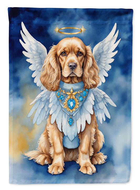 Cocker Spaniel My Angel Garden Flag – Memorial or Christmas Dog Angel Decor