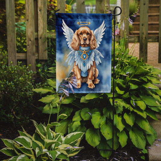 Cocker Spaniel My Angel Garden Flag – Memorial or Christmas Dog Angel Decor