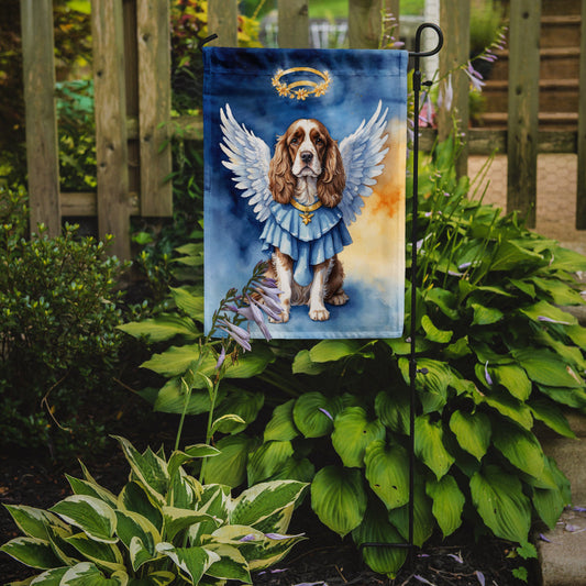Cocker Spaniel My Angel Garden Flag – Memorial or Christmas Dog Angel Decor
