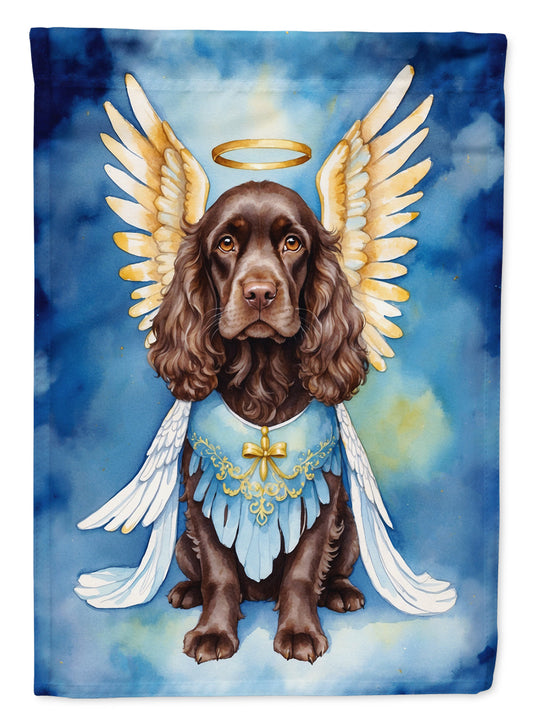 Cocker Spaniel My Angel Garden Flag – Memorial or Christmas Dog Angel Decor