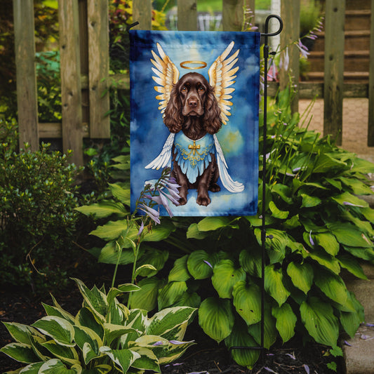 Cocker Spaniel My Angel Garden Flag – Memorial or Christmas Dog Angel Decor