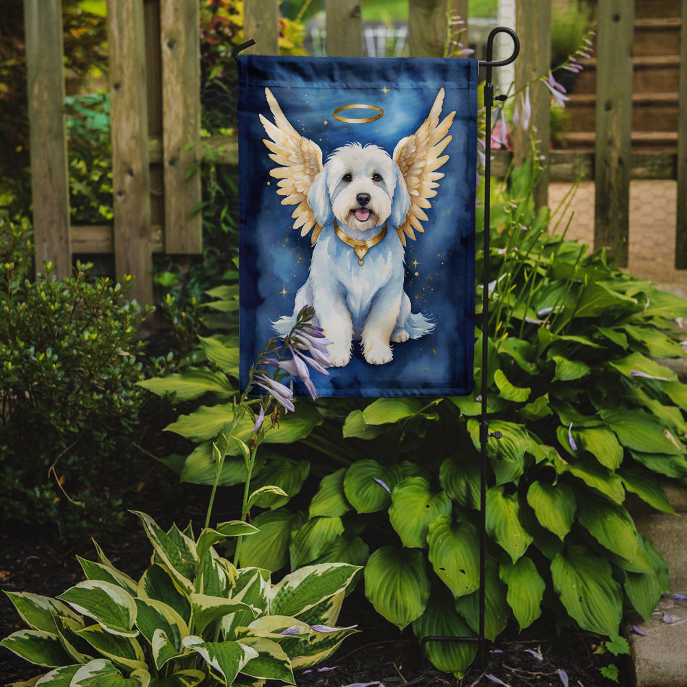 Coton de Tulear My Angel Garden Flag – Memorial or Christmas Dog Angel Decor