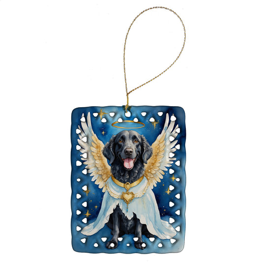 Curly-Coated Retriever My Angel Porcelain Ornament