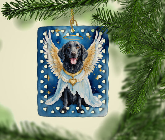 Curly-Coated Retriever My Angel Porcelain Ornament