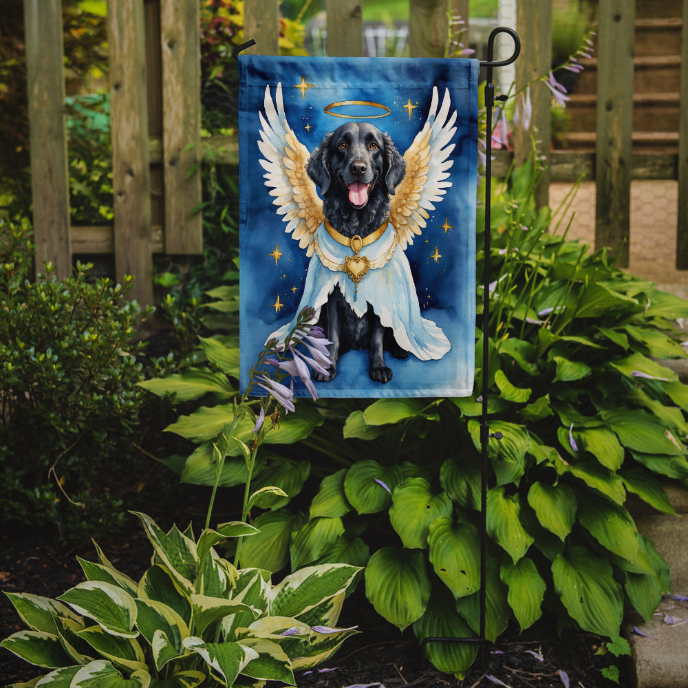 Curly-Coated Retriever My Angel Garden Flag – Memorial or Christmas Dog Angel Decor