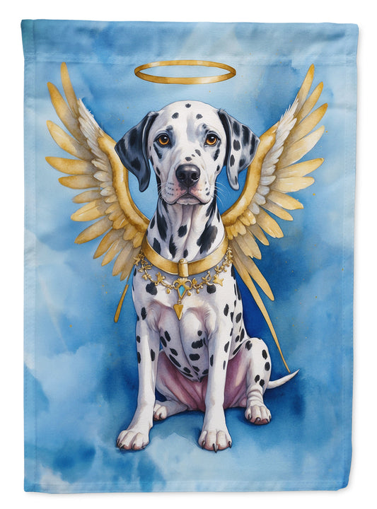 Dalmatian My Angel Garden Flag – Memorial or Christmas Dog Angel Decor