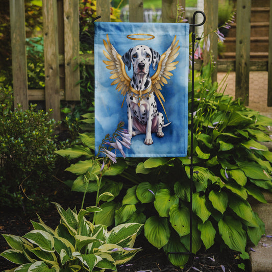 Dalmatian My Angel Garden Flag – Memorial or Christmas Dog Angel Decor