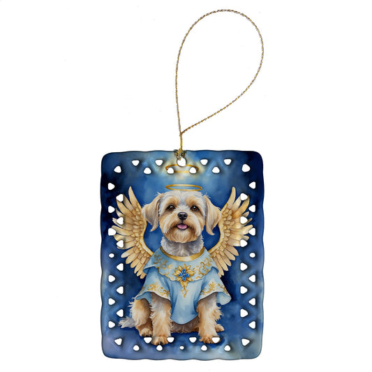 Dandie Dinmont Terrier My Angel Porcelain Ornament