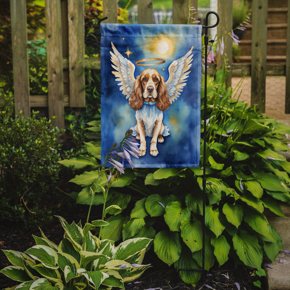 English Cocker Spaniel My Angel Garden Flag – Memorial or Christmas Dog Angel Decor