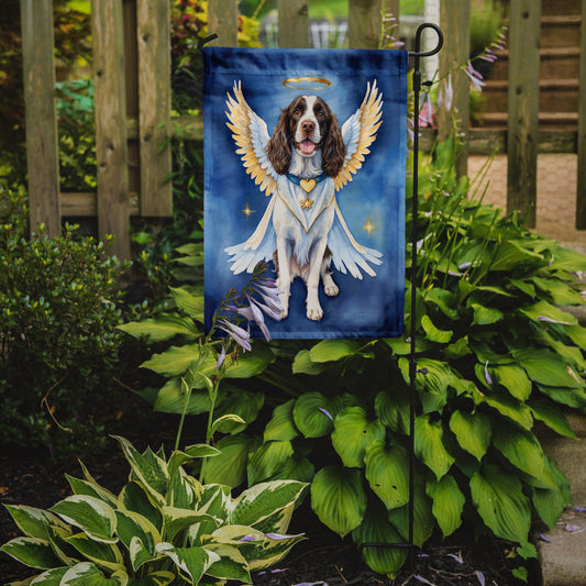 English Springer Spaniel My Angel Garden Flag – Memorial or Christmas Dog Angel Decor