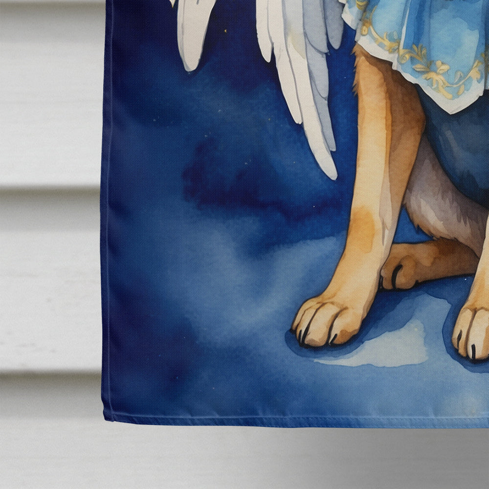 German Shepherd My Angel House Flag