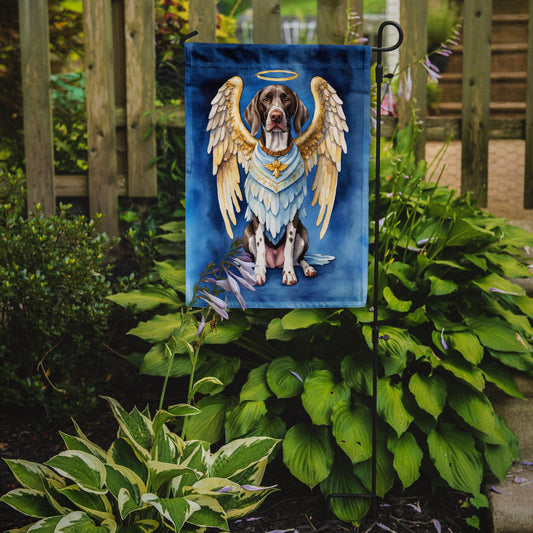 German Shorthaired Pointer My Angel Garden Flag – Memorial or Christmas Dog Angel Decor