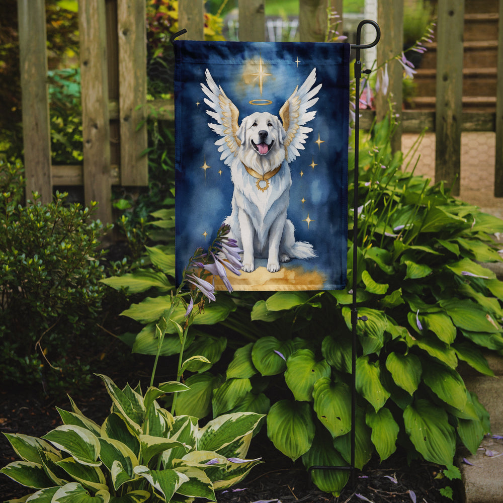 Great Pyrenees My Angel Garden Flag – Memorial or Christmas Dog Angel Decor