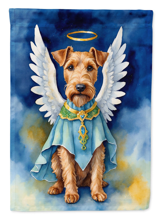 Irish Terrier My Angel Garden Flag – Memorial or Christmas Dog Angel Decor