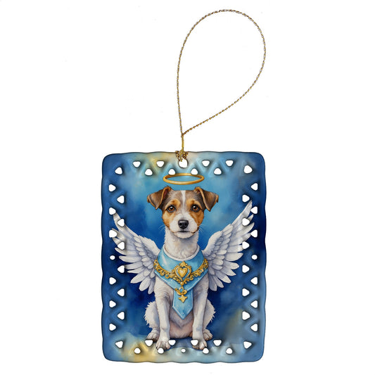Jack Russell Terrier My Angel Porcelain Ornament
