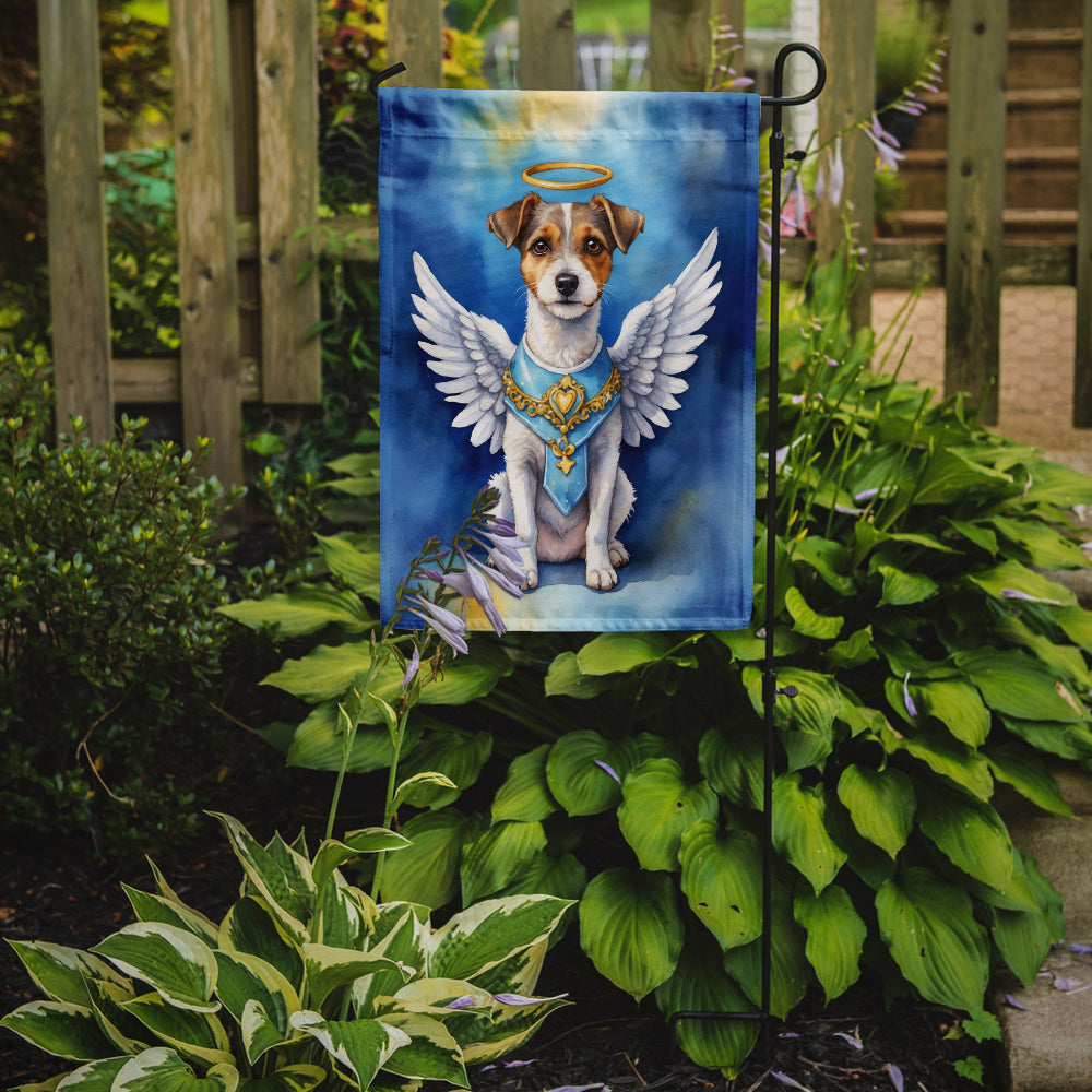 Jack Russell Terrier My Angel Garden Flag – Memorial or Christmas Dog Angel Decor