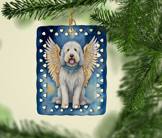 Komondor My Angel Porcelain Ornament