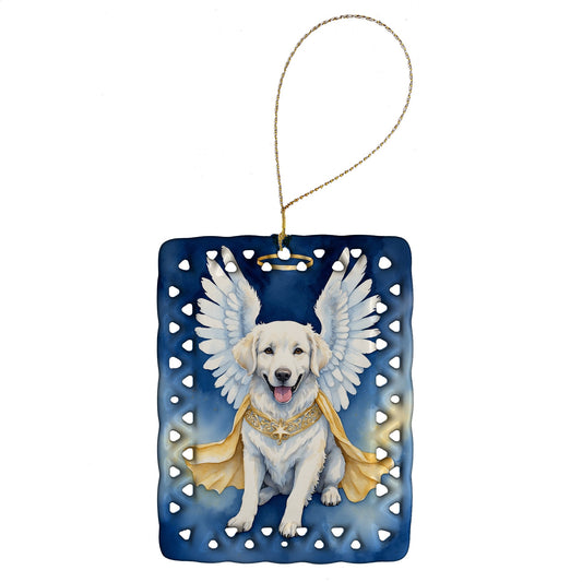 Kuvasz My Angel Porcelain Ornament